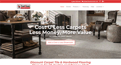 Desktop Screenshot of costulesscarpet.com